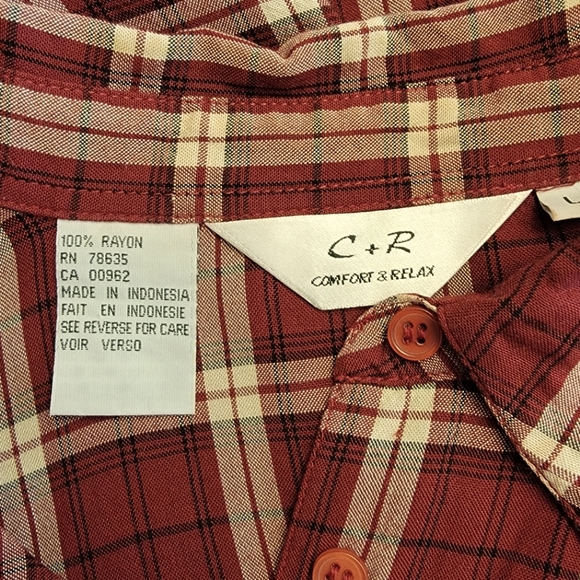 Comfort & Relax long sleeve button up shirt - Picture 7 of 8